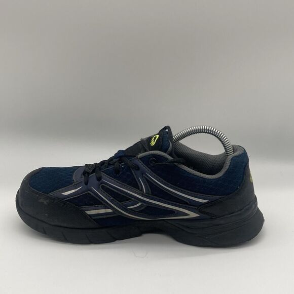 Mens Size 8M Wolverine Steel Toe Navy Work Shoes Sneakers W10749 - Picture 5 of 10